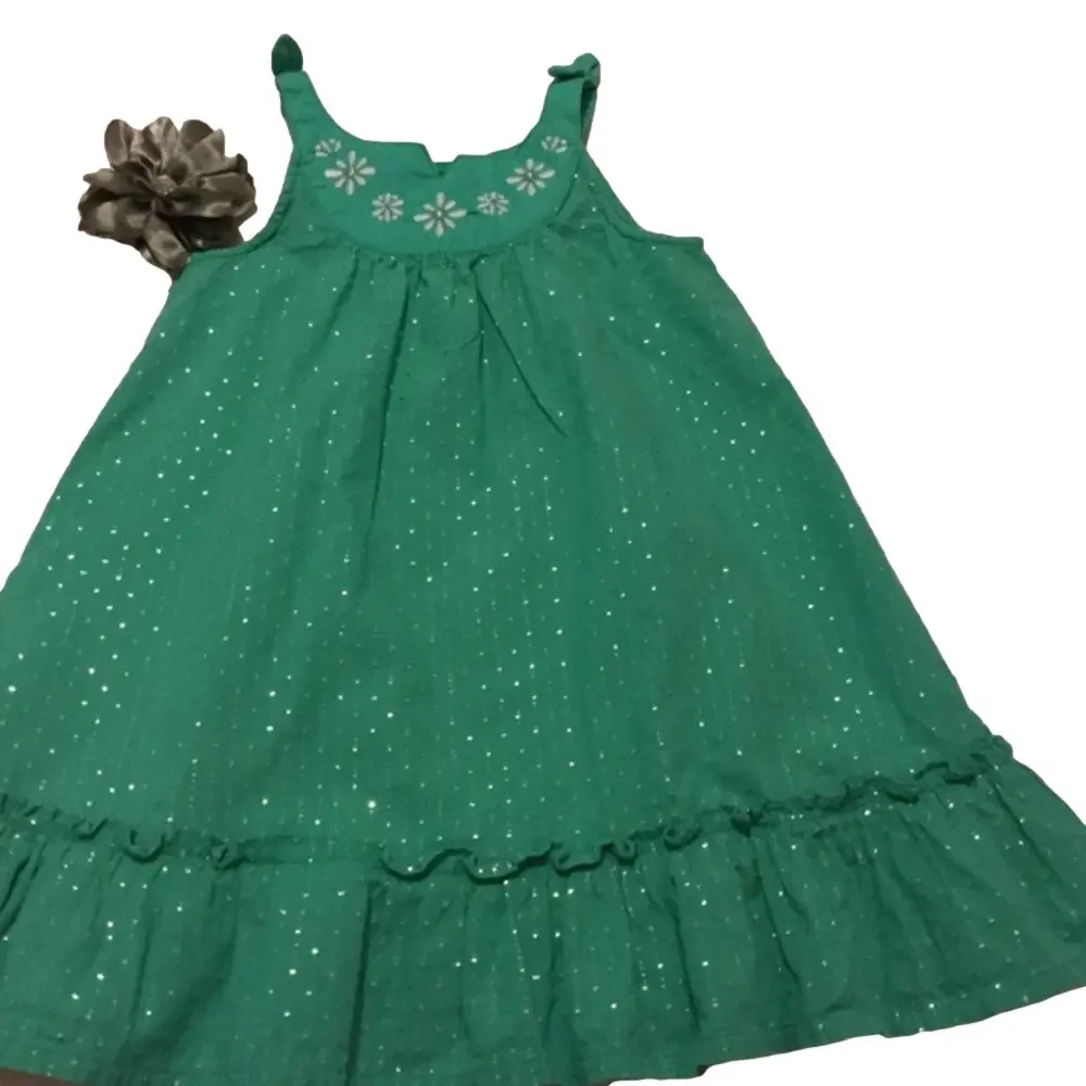 GYMBOREE l green dress size 5t EUC